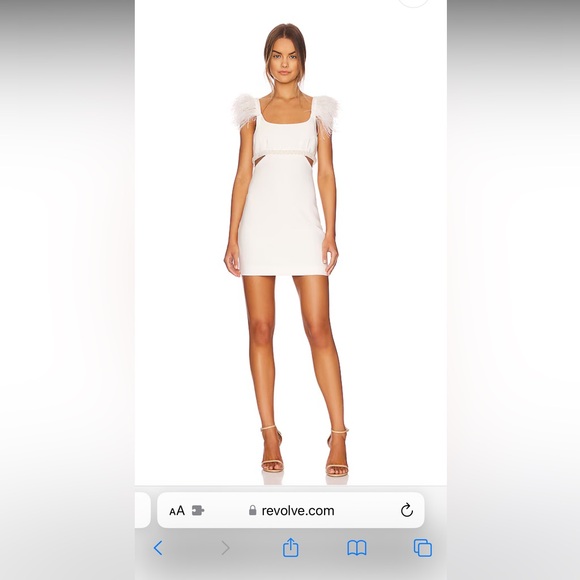 Likely Mini Taliah Dress in White - Picture 2 of 3